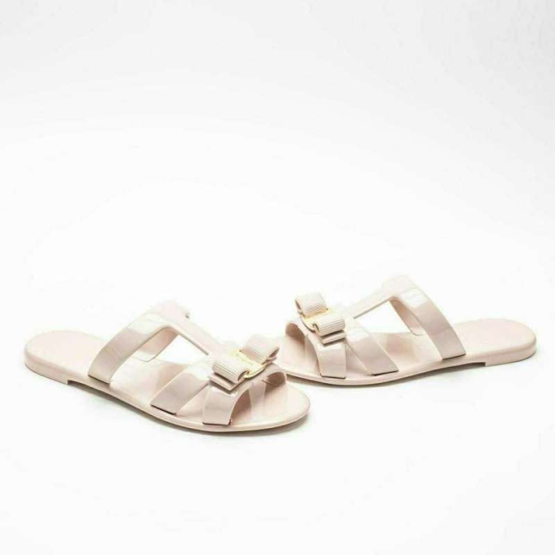 Salvatore Ferragamo Lylia Jelly Sandals Powder Rose