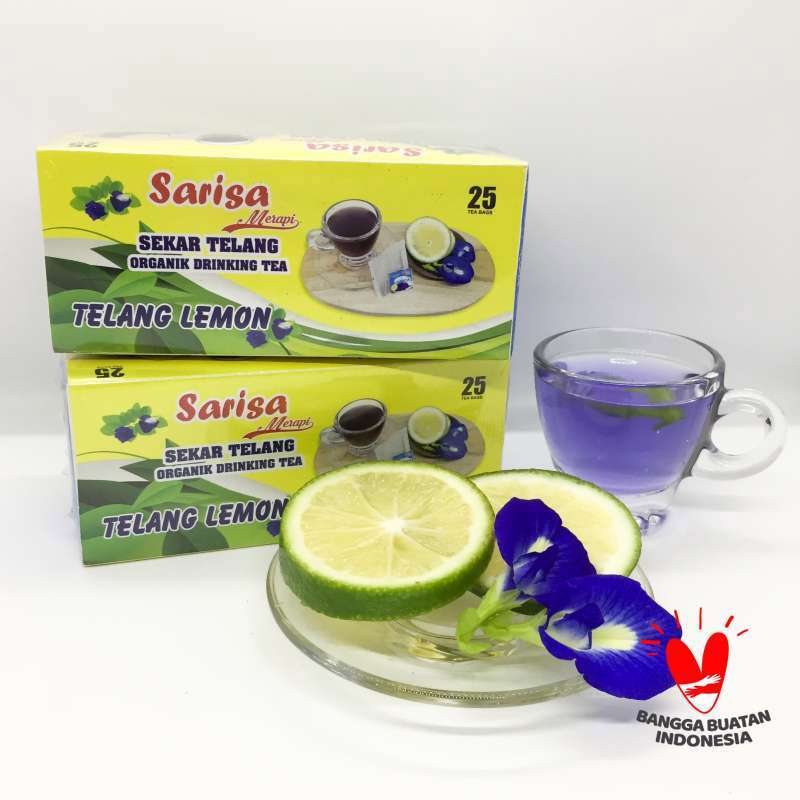 Jual Teh Celup Bunga Telang Lemon Sarisa Merapi Terbaru Juni 2021 Blibli