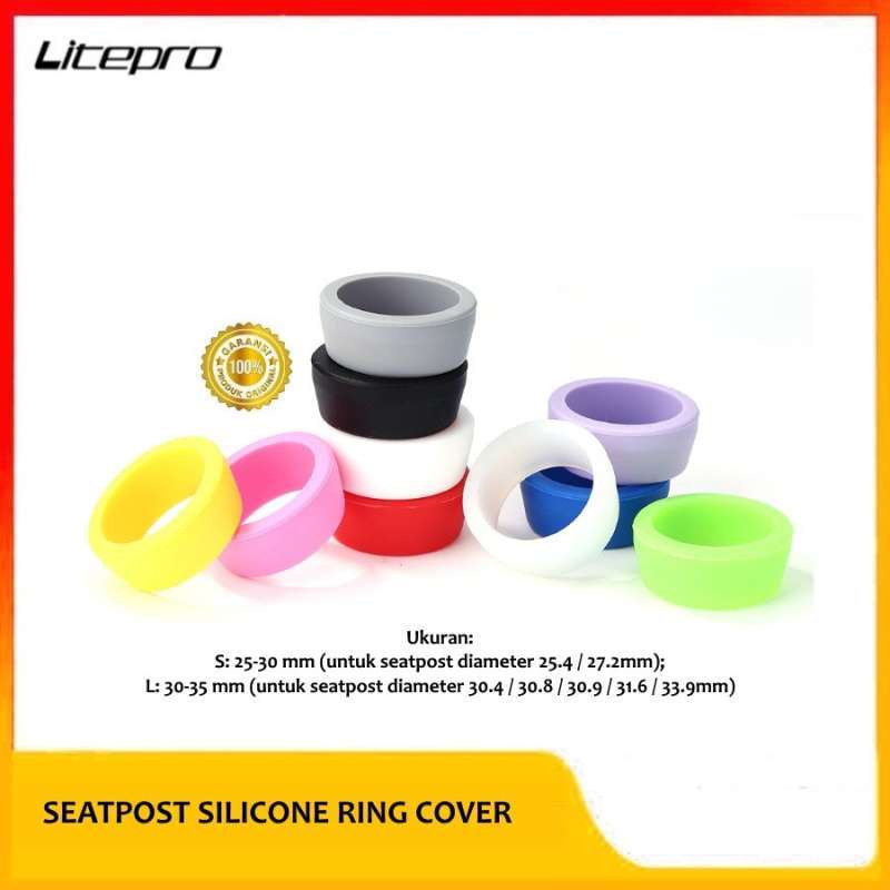 Jual Cover Karet Pelindung Seatpost 25.4 27.2 31.8 33.9 Litepro