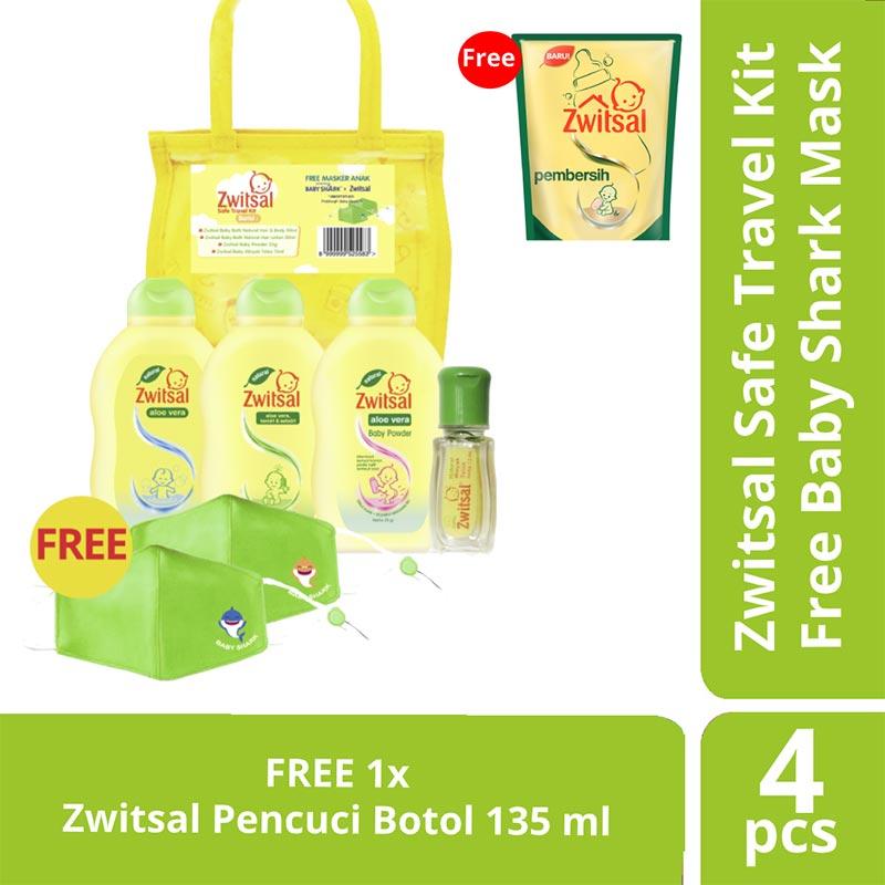 Surabaya - Zwitsal Safe Travel Kit + Free Zwitsal Baby Bottle Cleaner Pembersih Botol Bayi [135 di Seller Unilever Official Store Surabaya - Berbek, Kab. Sidoarjo | Blibli