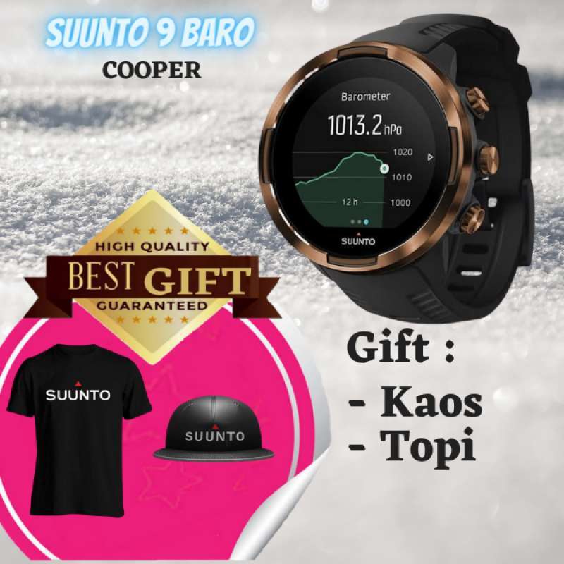 Jual Suunto 9 SS050255000 Baro Copper Multisport GPS Watch FREE