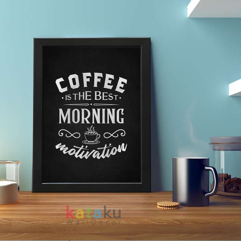 Jual Hiasan Dinding Kopi Wall Decor Coffee Quotes Poster Dekorasi Cafe Murah Mei 2021 Blibli
