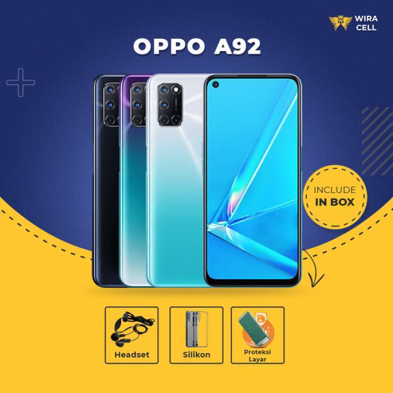 Jual Oppo A92 6gb 128gb Garansi Resmi 1 Tahun Online Desember 2020 Blibli