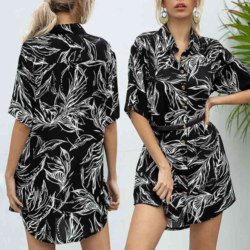 Promo Bluelans Floral Women Button up 