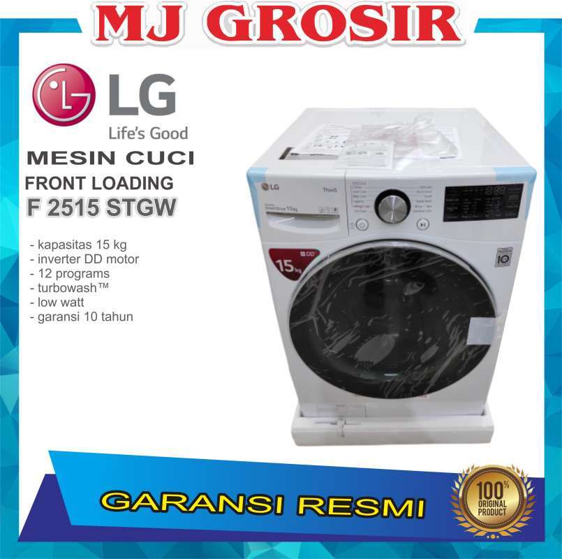 Jual Mesin Cuci Front Loading Lg F 2515 Stgw F2515stgw 15 Kg 1 Tabung Putih Di Seller Mj Grosir Store Kota Bekasi Jawa Barat Blibli