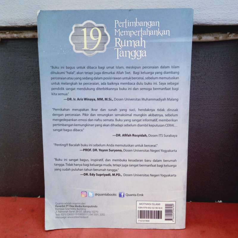 Pertanyaan sebelum memutuskan cerai