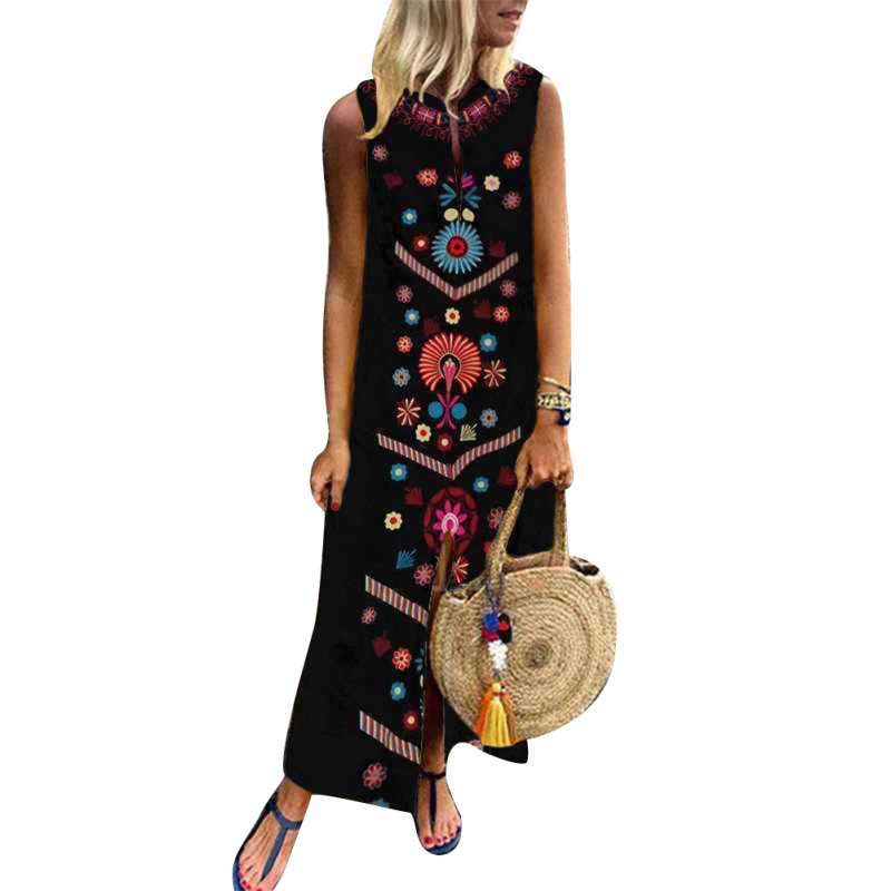 maxi dress split plus size
