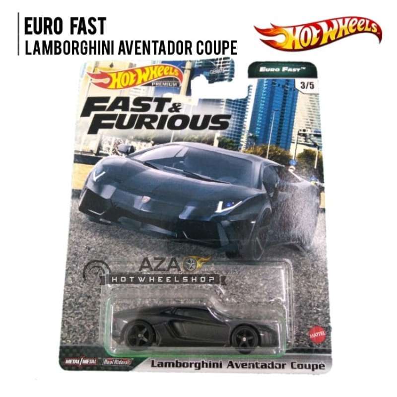Jual Hot Wheels Lambhini Aventador Coupe Euro Fast Fnf Premium Murah Mei 2021 