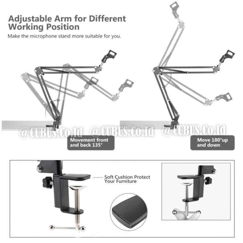 Boom Arm Microphone suspension Podcast 