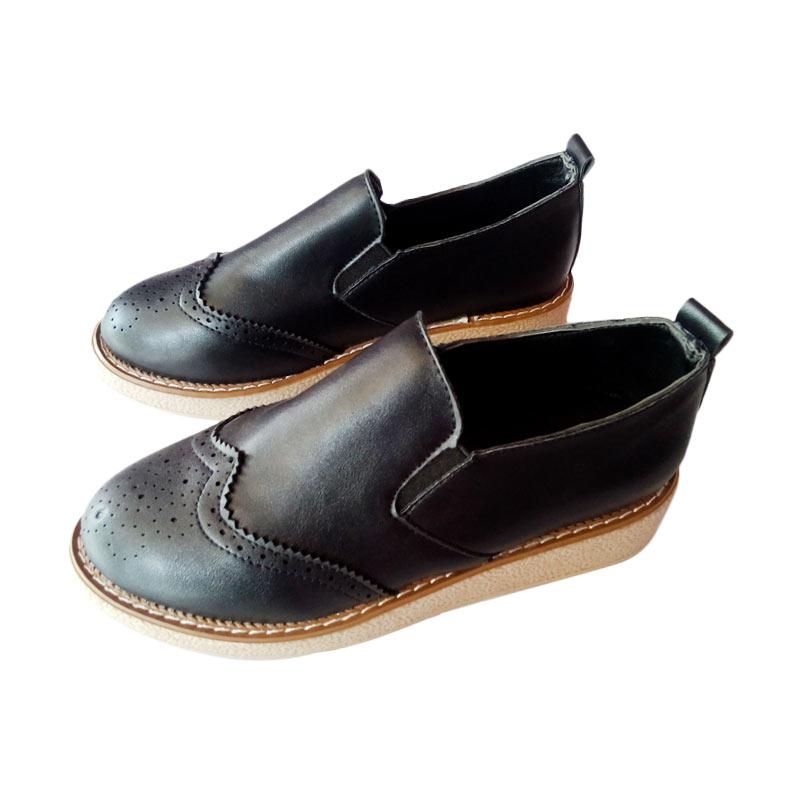 HRV-Z 832 Lady Shoes Wedges Sepatu Wanita - Hitam