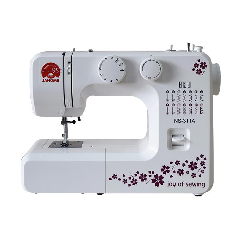 Janome NS-311A Multifungsi Mesin Jahit Portable - White Extra diskon 7% setiap hari