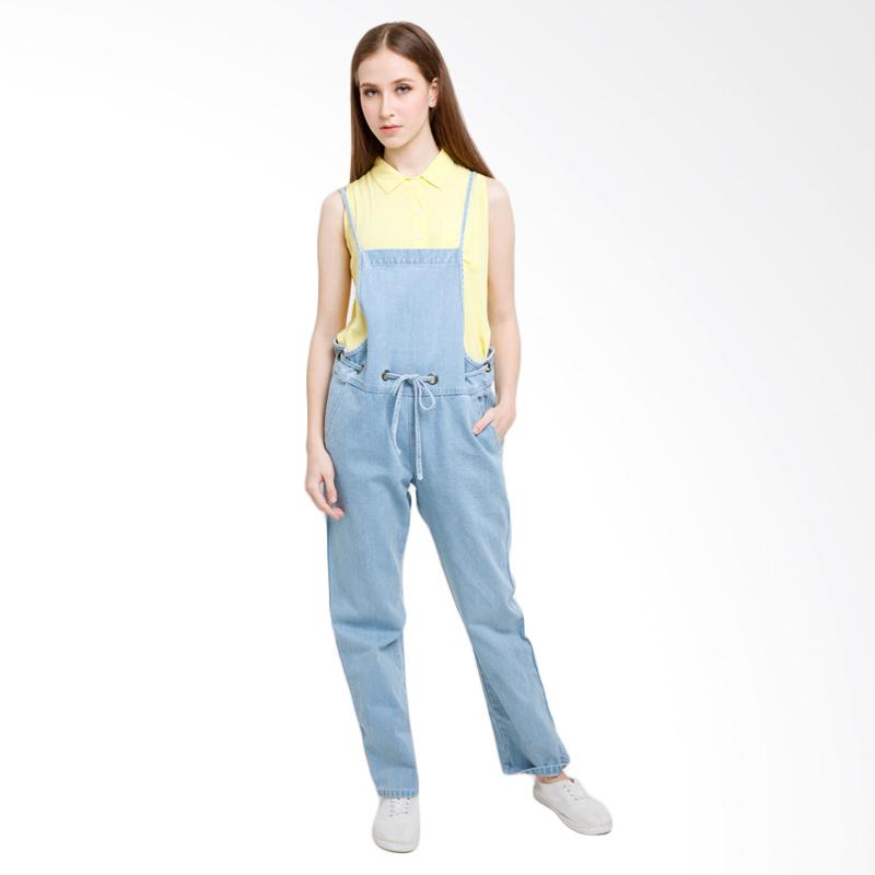 AGS&co Rose Premium Overall Jeans Jumpsuits