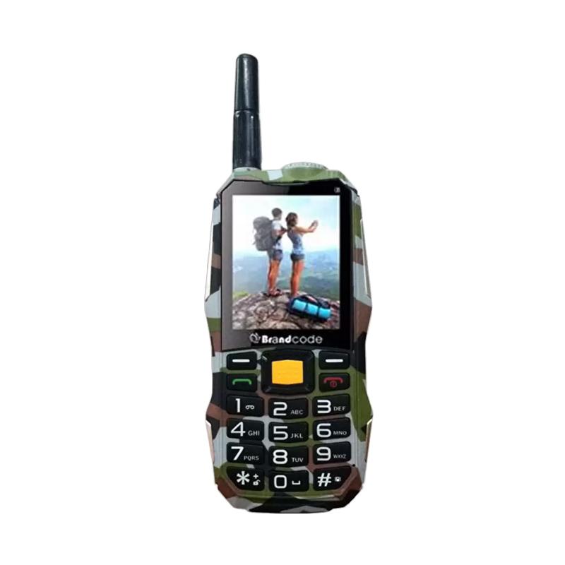 Brandcode B81 ARMY Handphone - Cokelat [Dual SIM/10000 mAh]