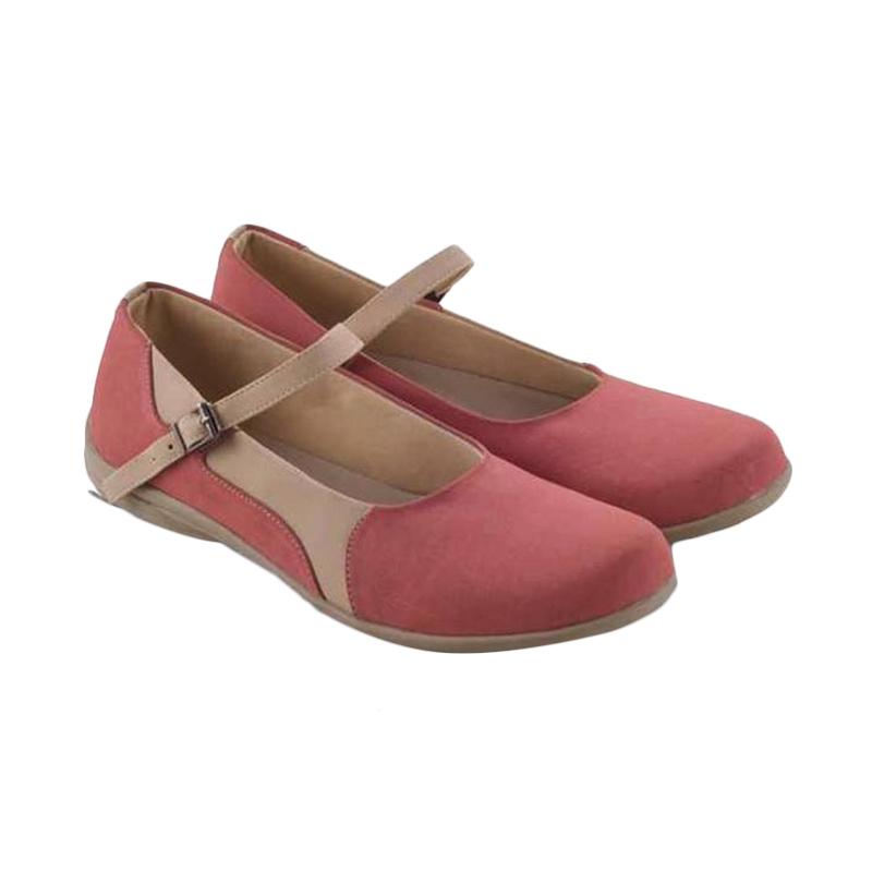 Everflow 1818 Flat Shoes Sepatu Wanita - Pink