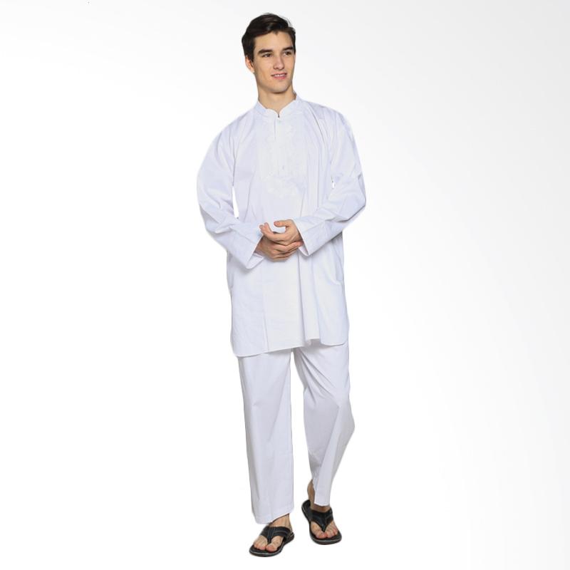 Gema Muslim Baju Koko Pakistan - Putih