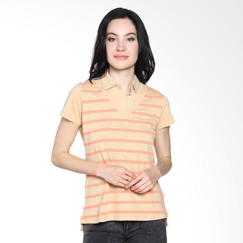 Lois Girl KSC 429 Stripes Top T-shirt - Cream Extra diskon 7% setiap hari Extra diskon 5% setiap hari Citibank – lebih hemat 10%