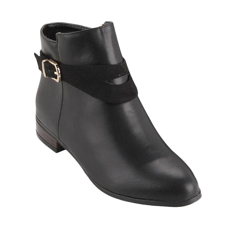 Clarette Allison Boots Sepatu Wanita - Black