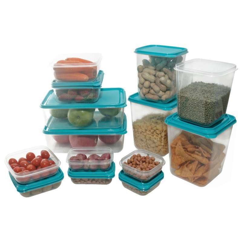 Jual Toples Plastik Set Calista Bening 14pcs Food Container Set Food Storage Set Toples Kulkas Set Terbaru Juni 2021 Blibli