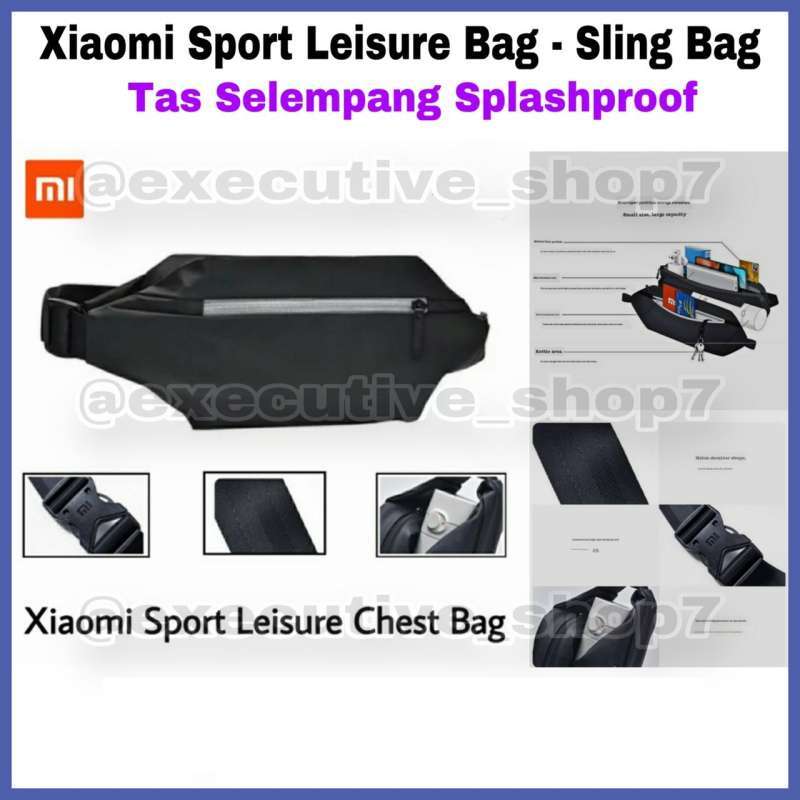 Xiaomi Sport Leisure Bag Sling Bag Tas Selempang Splashproof