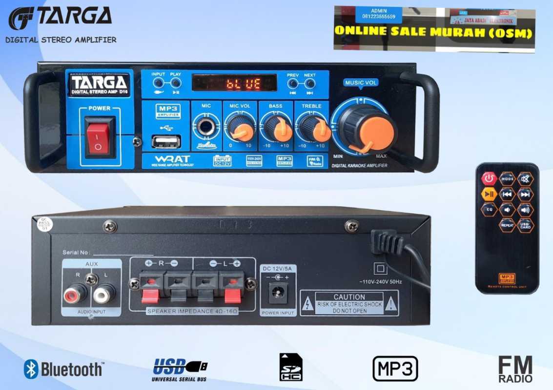 Promo targa digital power ampli mixer 