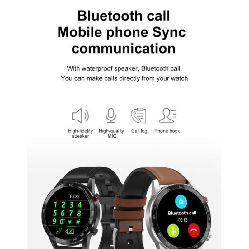 Promo DT NO.1 DT95 Smartwatch Bluetooth Call Sport Heart Alt Microwear L13  _ Hitam Silicone di Seller SAHABAT DEKORASI - Kota Jakarta Barat, DKI  Jakarta | Blibli