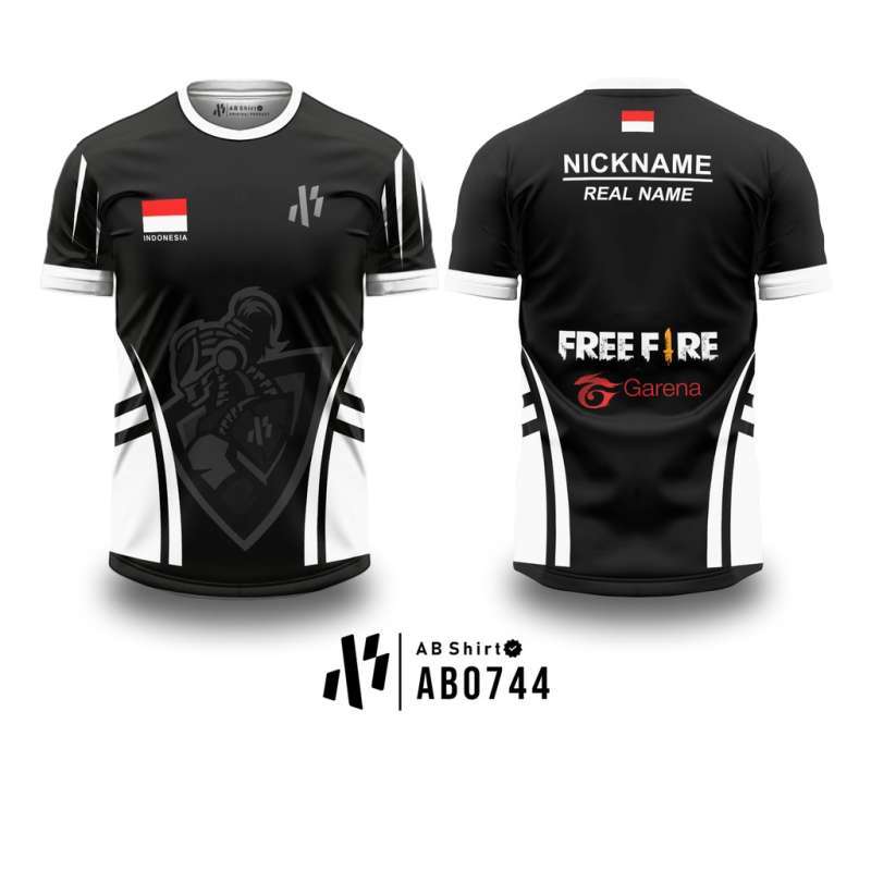Fire Jersey Esport Baju Gamers Free Fire Kaos Jersey Jersi PUBG