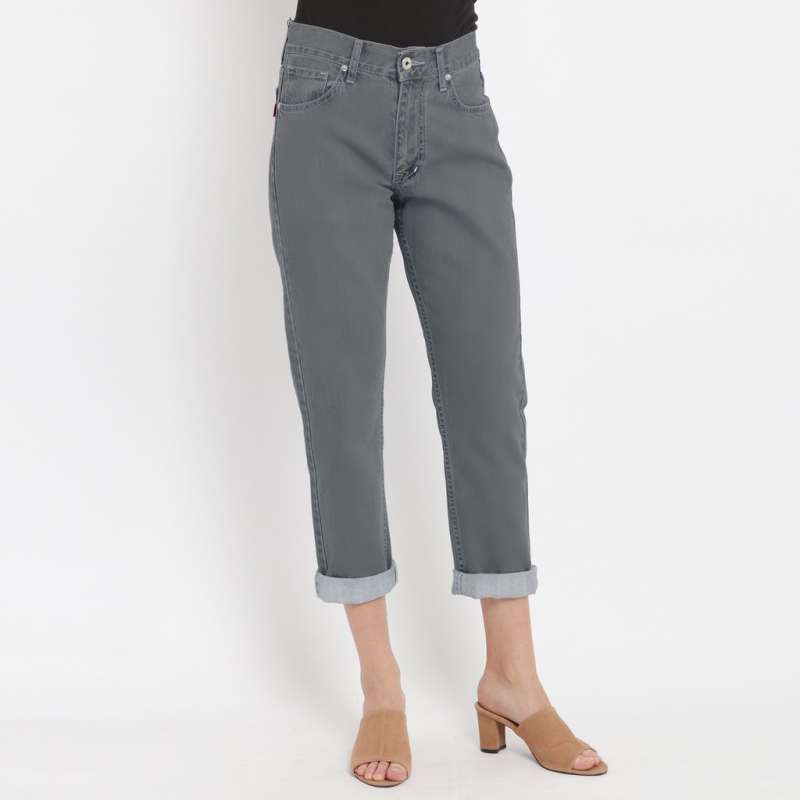 Promo Boyfriend Jeans Kaylee Light Grey 