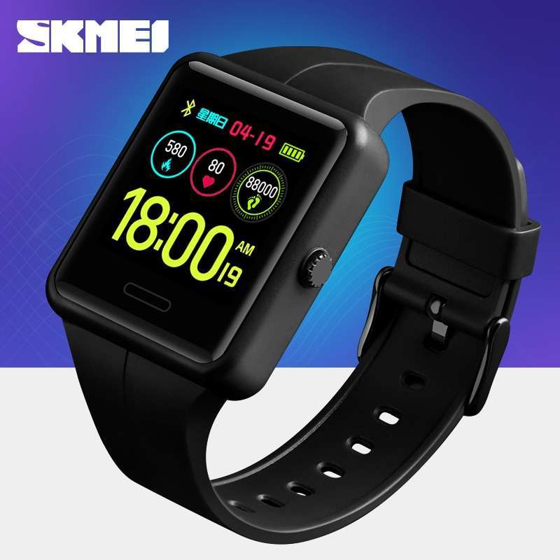 Jual Jam Tangan Wanita Smartwatch Bluetooth SKMEI 1525 Black di