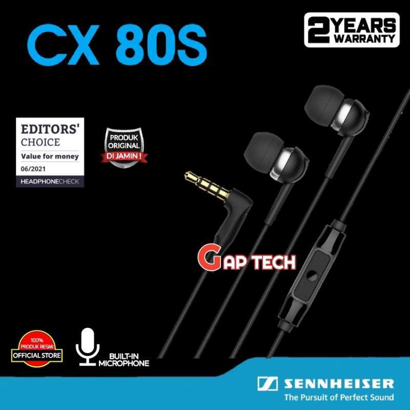 Promo Sennheiser Cx 80s Cx80s Cx 80 S In ear Headphones With Microphone Original Diskon 6 Di Seller Gap Tech Official Store Mangga Dua Selatan 2 Kota Jakarta Pusat Blibli