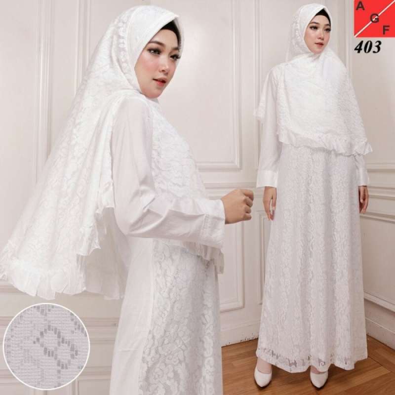 Promo Free Ongkir Baju Gamis Wanita Gamis Jumbo Muslim Putih 403 Jmb Putih 5l Di Seller Connecticut Avenue Kota Depok Jawa Barat Blibli