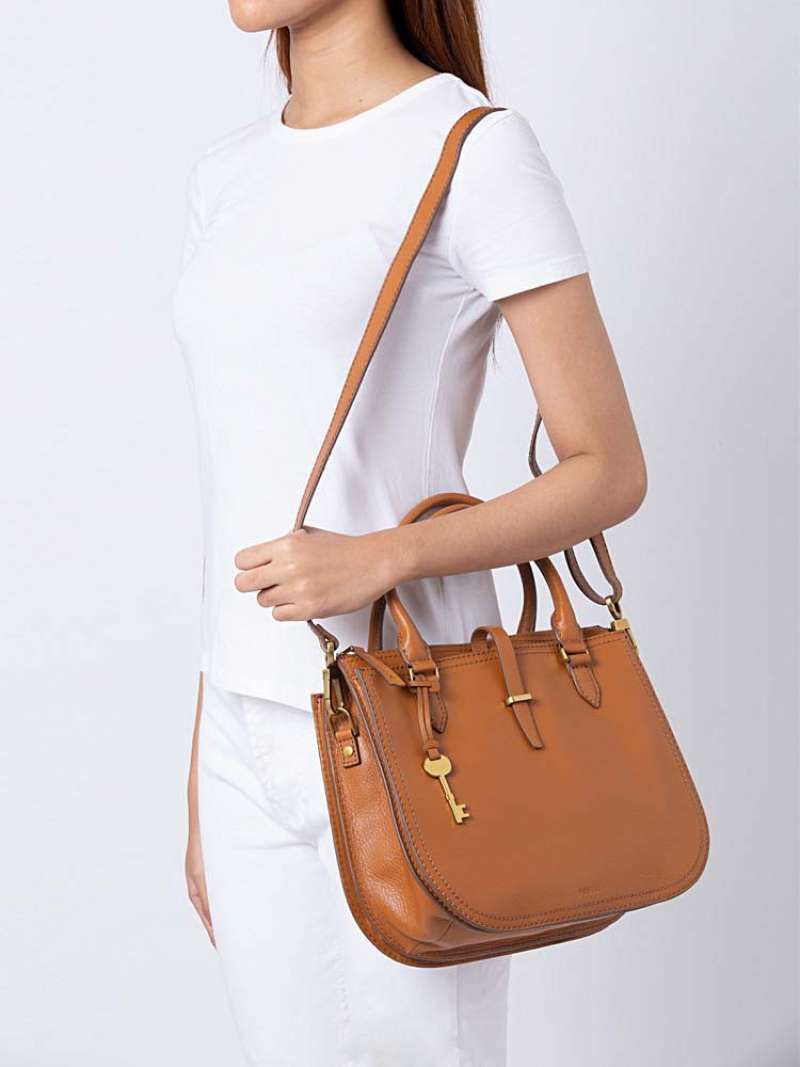 Fossil ryder large satchel discount