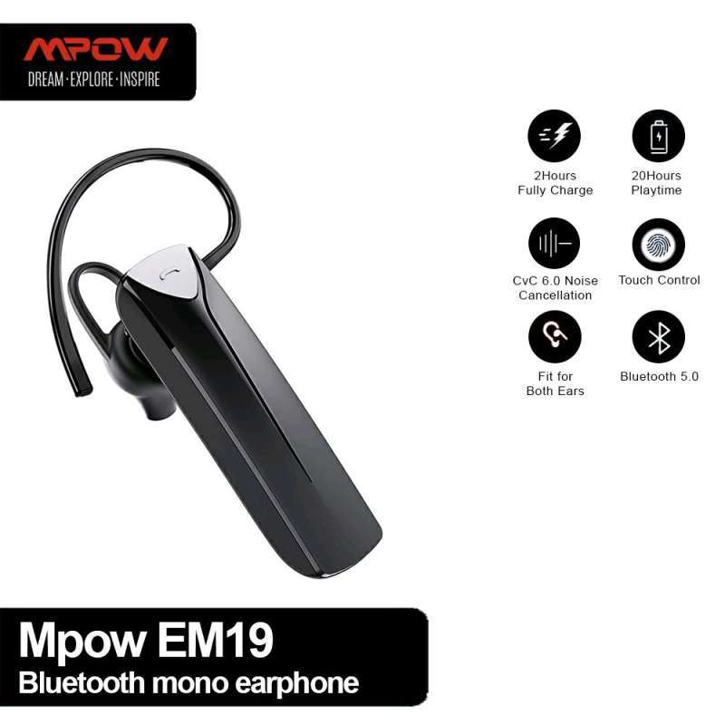 Promo Mpow EM19 Bluetooth Headset Operator Garansi Resmi di Seller Audio  Megah Suwara - Kota Jakarta Barat, DKI Jakarta | Blibli