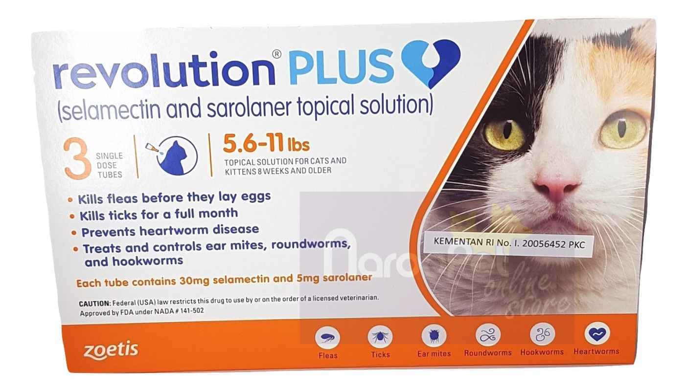 Obat Kutu Kucing Tetes Revolution Plus Orange Tube