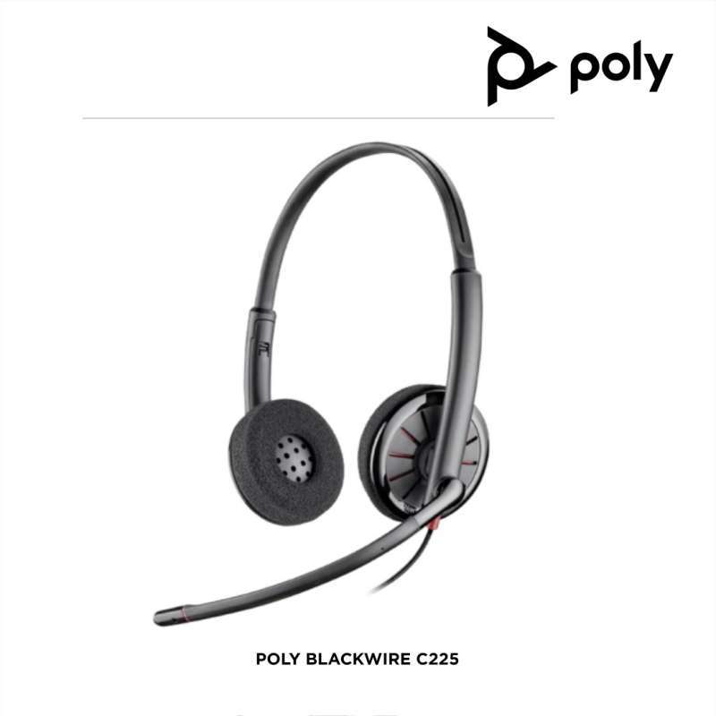 Jual Poly Plantronics Blackwire C225 Headset di Seller