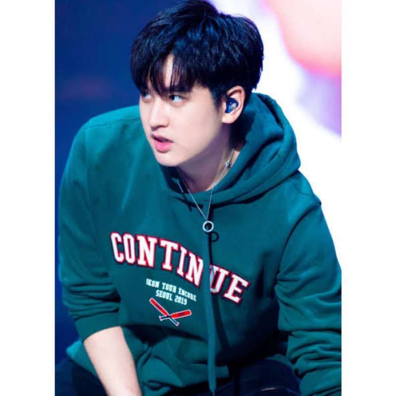 HOODIE SWEATER KPOP KOREA IKON CONTINUE BOBBY JINHWAN Putih M