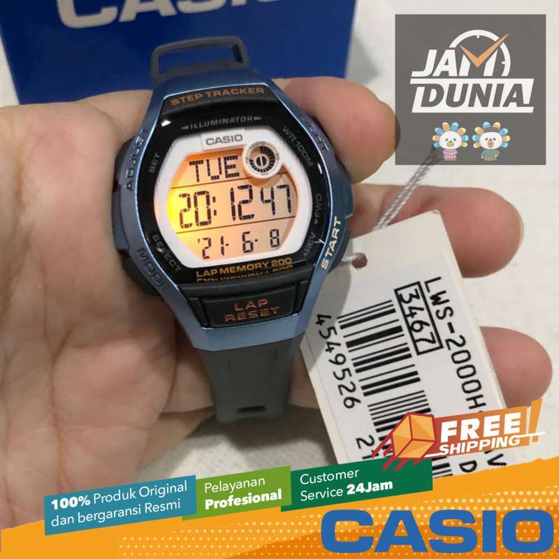 CASIO ORIGINAL CASIO LWS 2000H 2AVDF JAM TANGAN WANITA JAM WANITA RUBBER CASIO LWS 2000H 2A LWS 2000H 2A 2000 H LWS2000