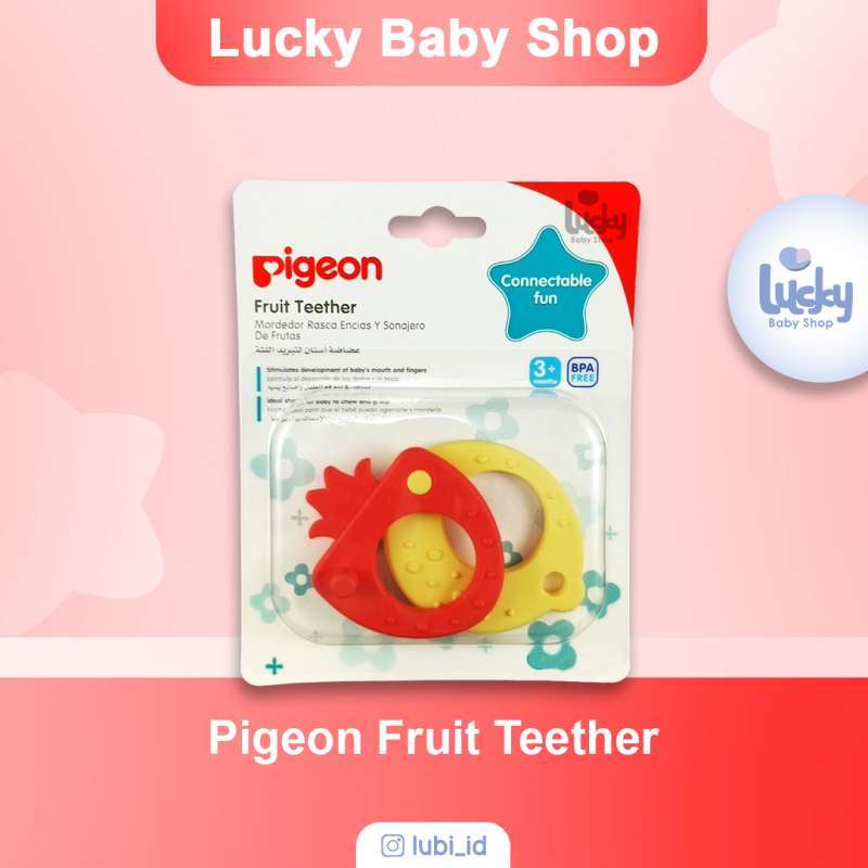 Pigeon teether fruit new arrivals