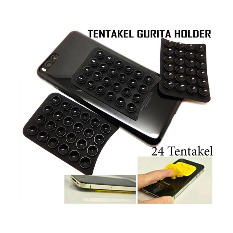 DISATA Tempelan Belakang HP Stand Holder Gurita 24 Tentakel Perekat Handphone - Hitam. Source · Rp 30,000. Rp 11,000 ( 63 %). Segera Hadir. Deskripsi.