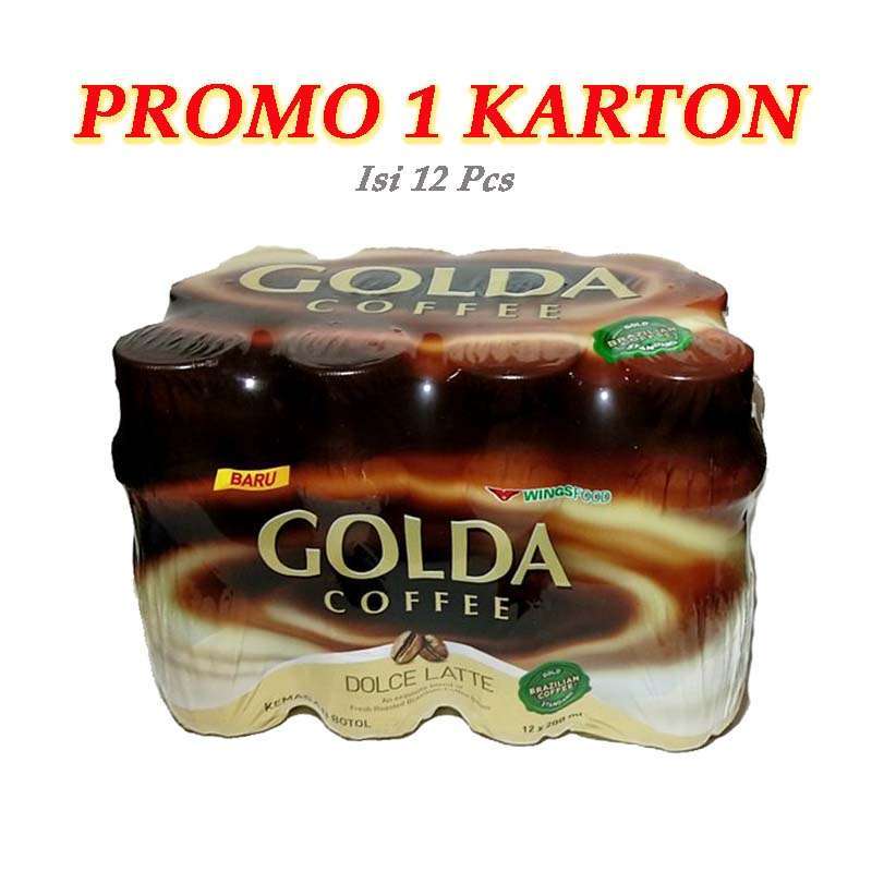 Promo KOPI GOLDA COFFEE DOLCE LATTE 200 ml Kemasan Pack Kopi