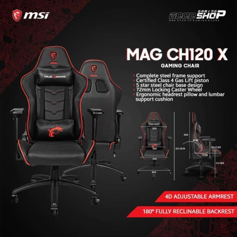 Msi mag ch120 x gaming chair store