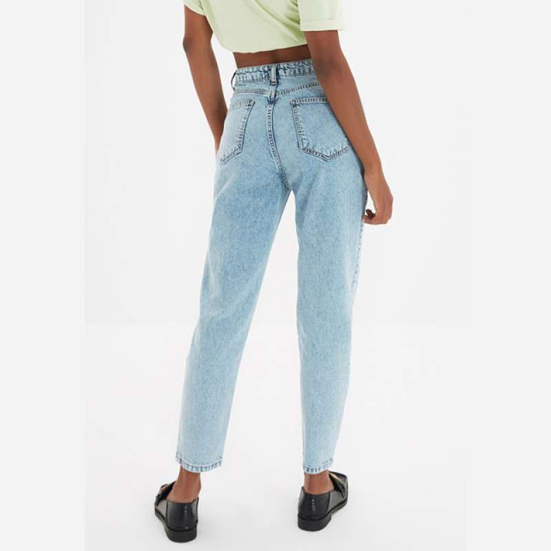 Promo Trendyol High Waist Mom Jeans 