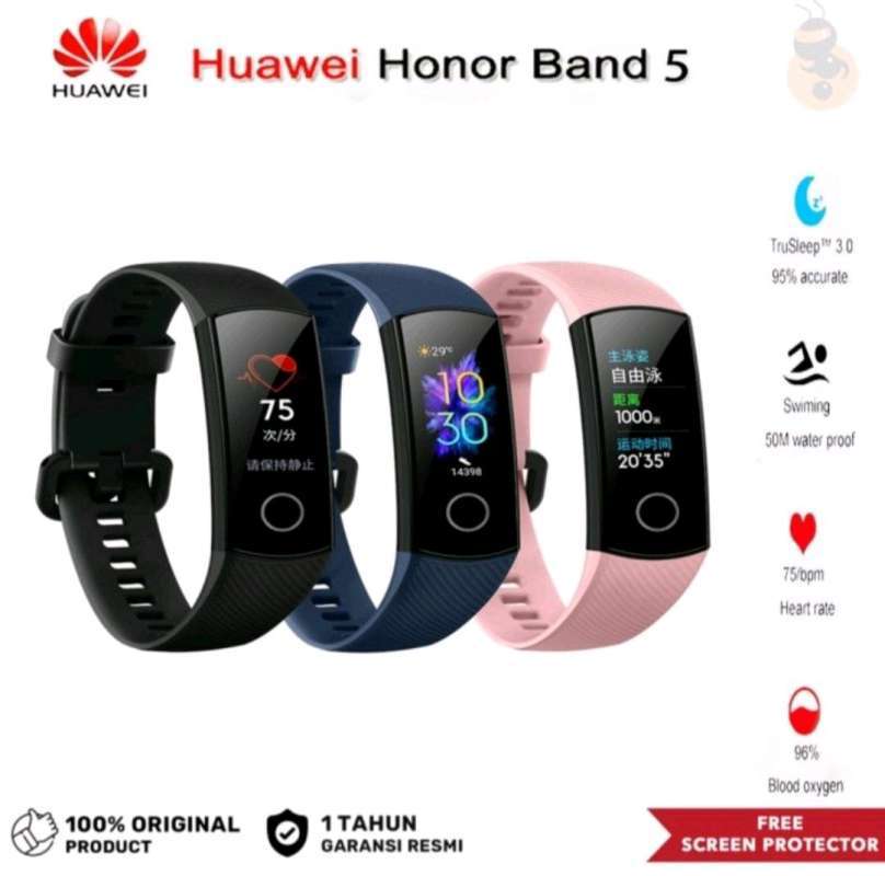 Jual Huawei Honor Band 5 Smart Band Sport di Seller Electro-Shop - Ciputat,  Kota Tangerang Selatan | Blibli