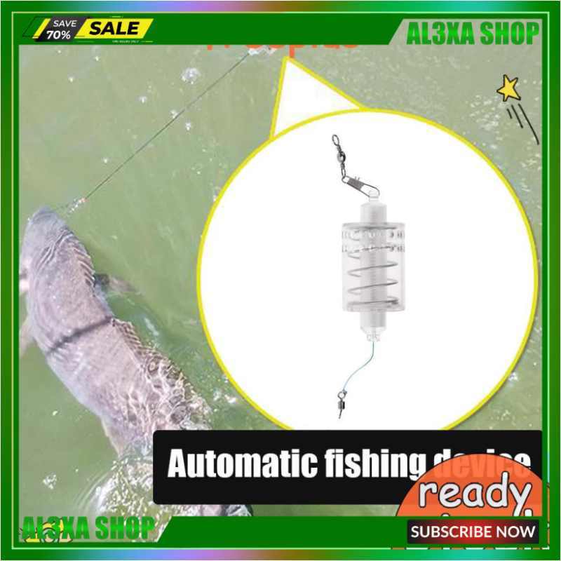 Promo Fishing Trap Bait Box Feeder Auto Rigging Hook Device