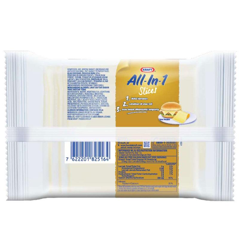 Jual Kraft Keju All In 1 Singles 10 slice [167 G] di Seller ...