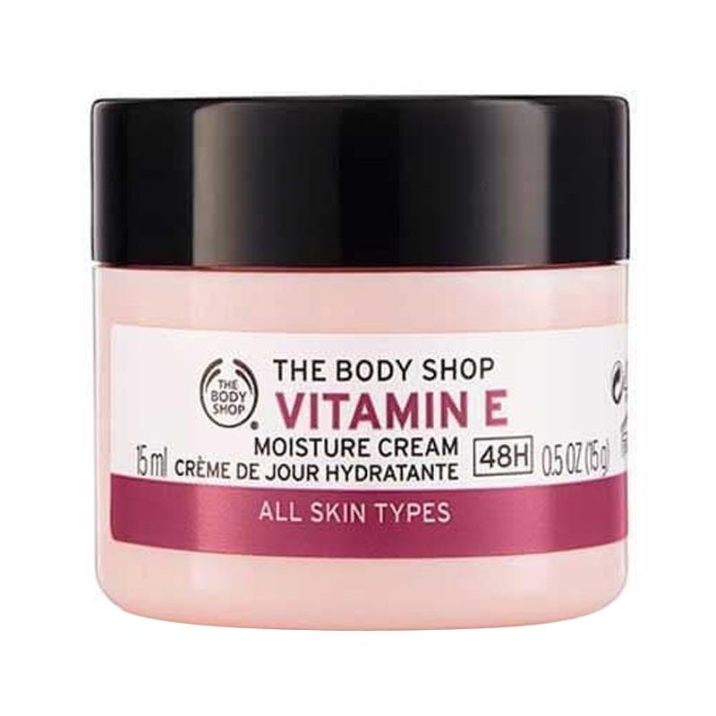 Jual The Body Shop Vitamin E Moisture Cream Pelembab Wajah 15 Ml