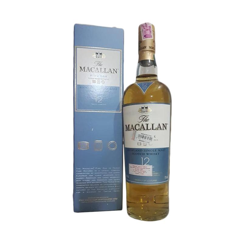Jual The Macallan 12 Fine Oak Minuman Alkohol Original Online Desember 2020 Blibli
