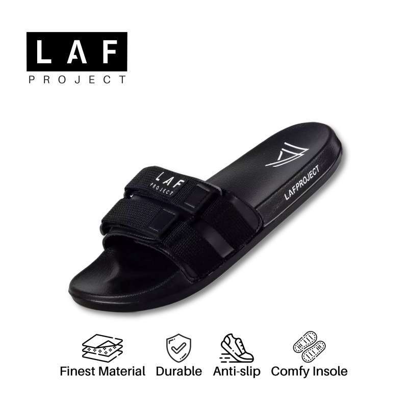 black slip on slides