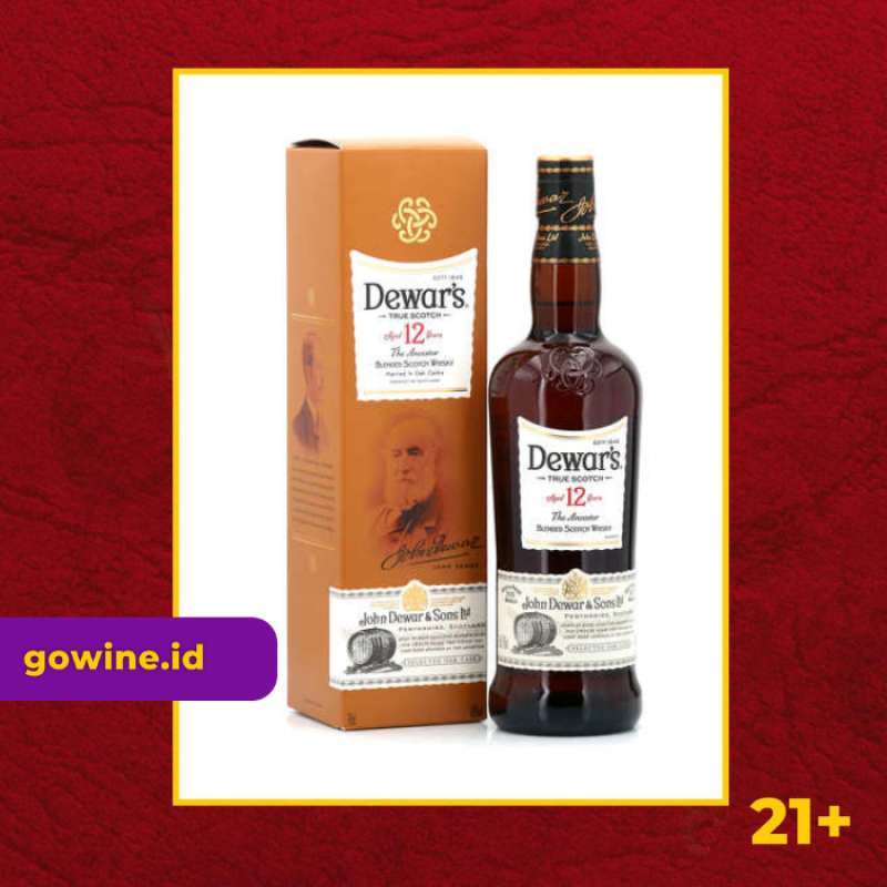 Jual Dewar's 12 YO Blended Scotch Whisky Dewars 750ml di ...