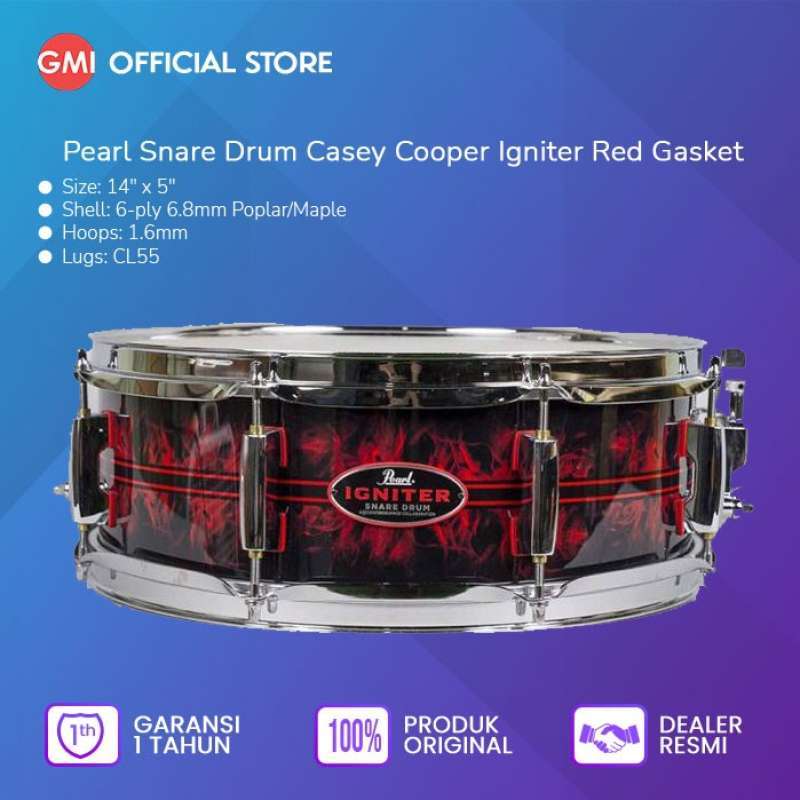 Pearl igniter hotsell snare drum