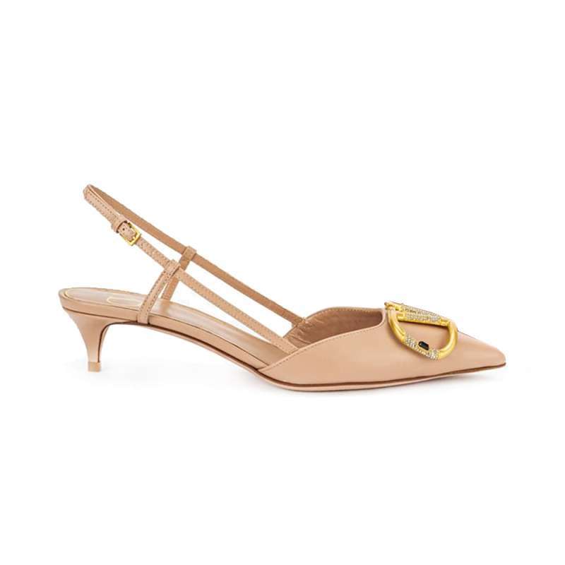 vlogo slingback pumps